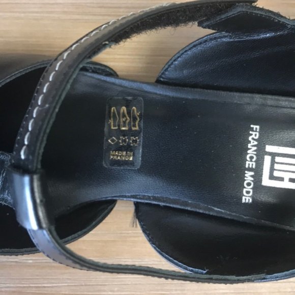 France Mode Clint Leather Sandals - Picture 6 of 7